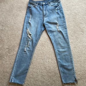 Articles of Society Jeans Skinny Ankle Split Raw Hem
